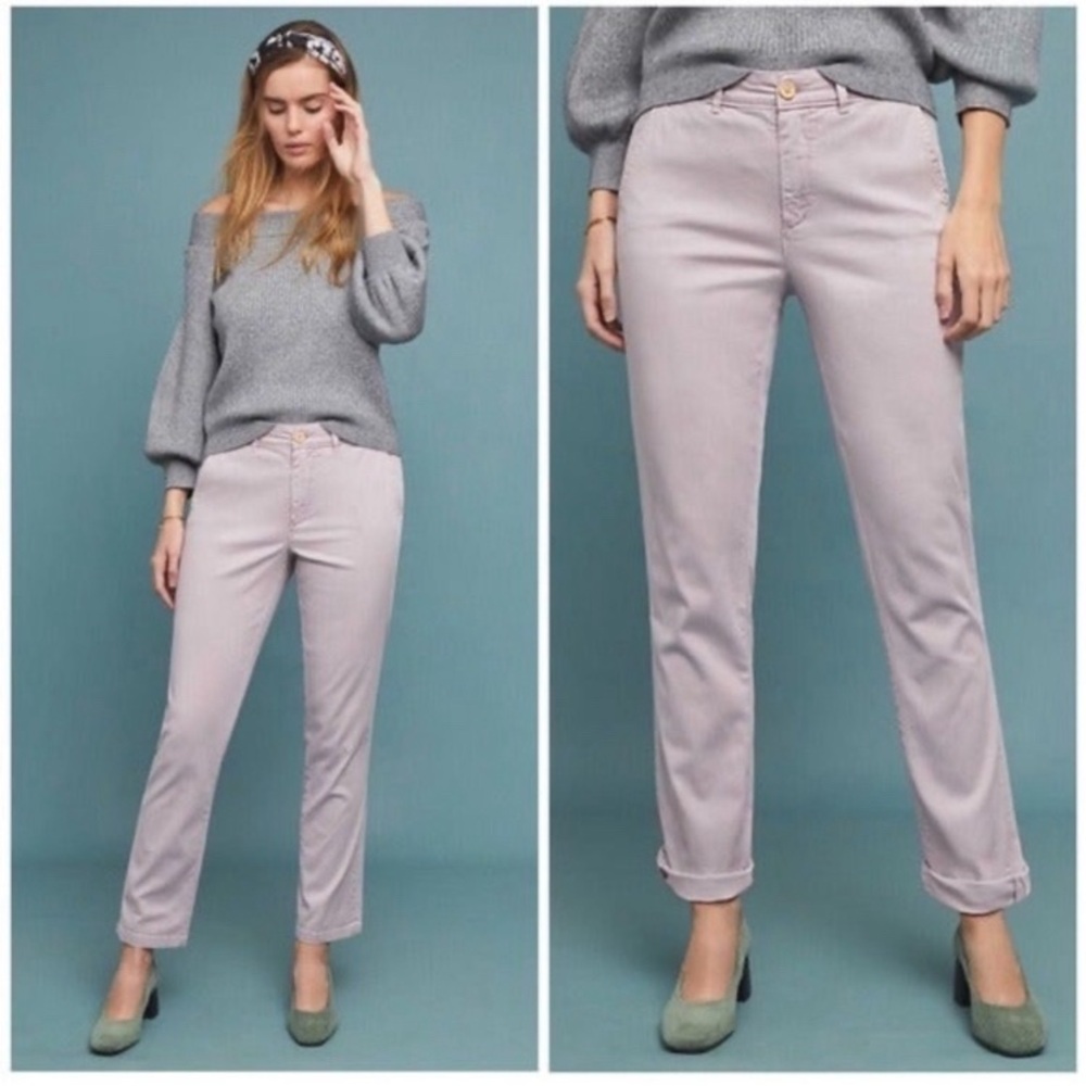 Anthropologie Lavender Chino Pants